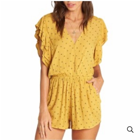 Billabong Ruffled Up Onesie Romper size M - Picture 1 of 5